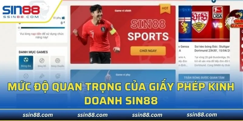 Mức độ quan trọng của giấy phép kinh doanh SIN88